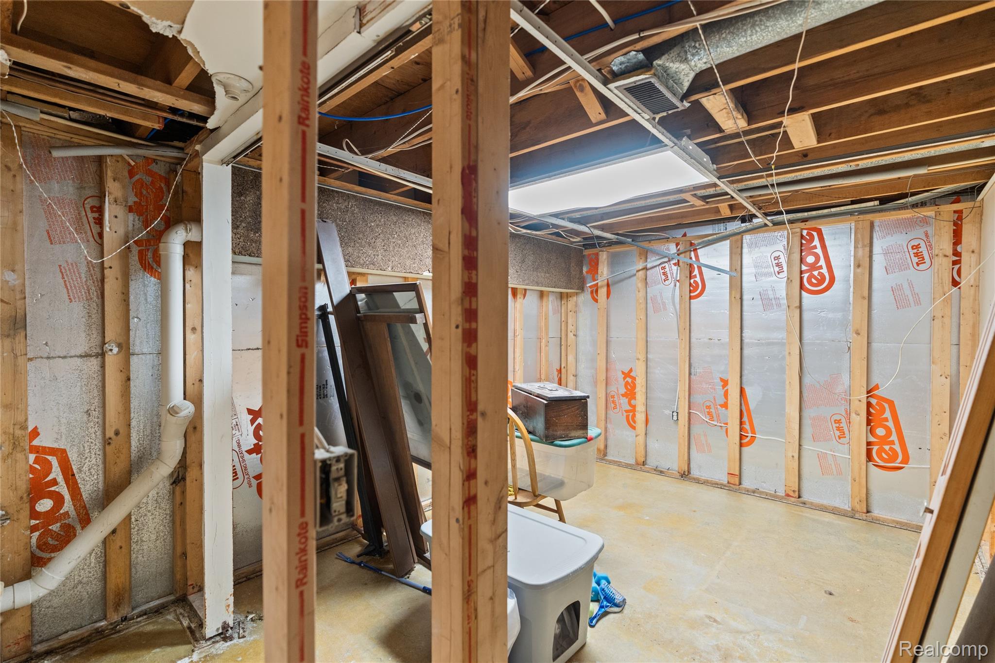 6076 East Carpenter Road Flint, MI 48506 - Photo 51 of 67 View of unfinished basement