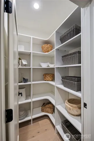 a room with storage and utility