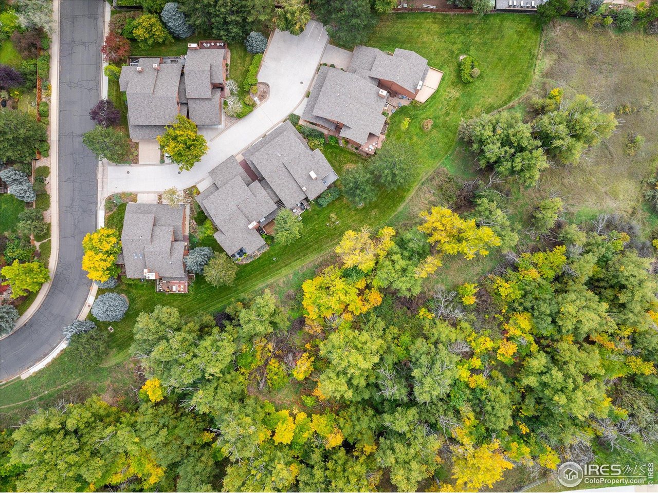 1209 Harrison Court Boulder, CO 80303 - Photo 33 of 35 an aerial view of residential house with outdoor space and swimming pool