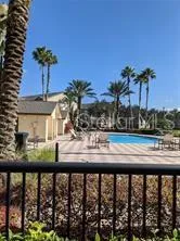 a view of a lake from a balcony