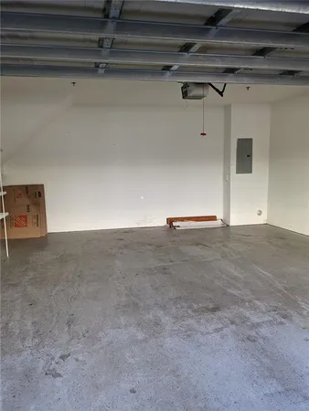 a view of a room with an empty space