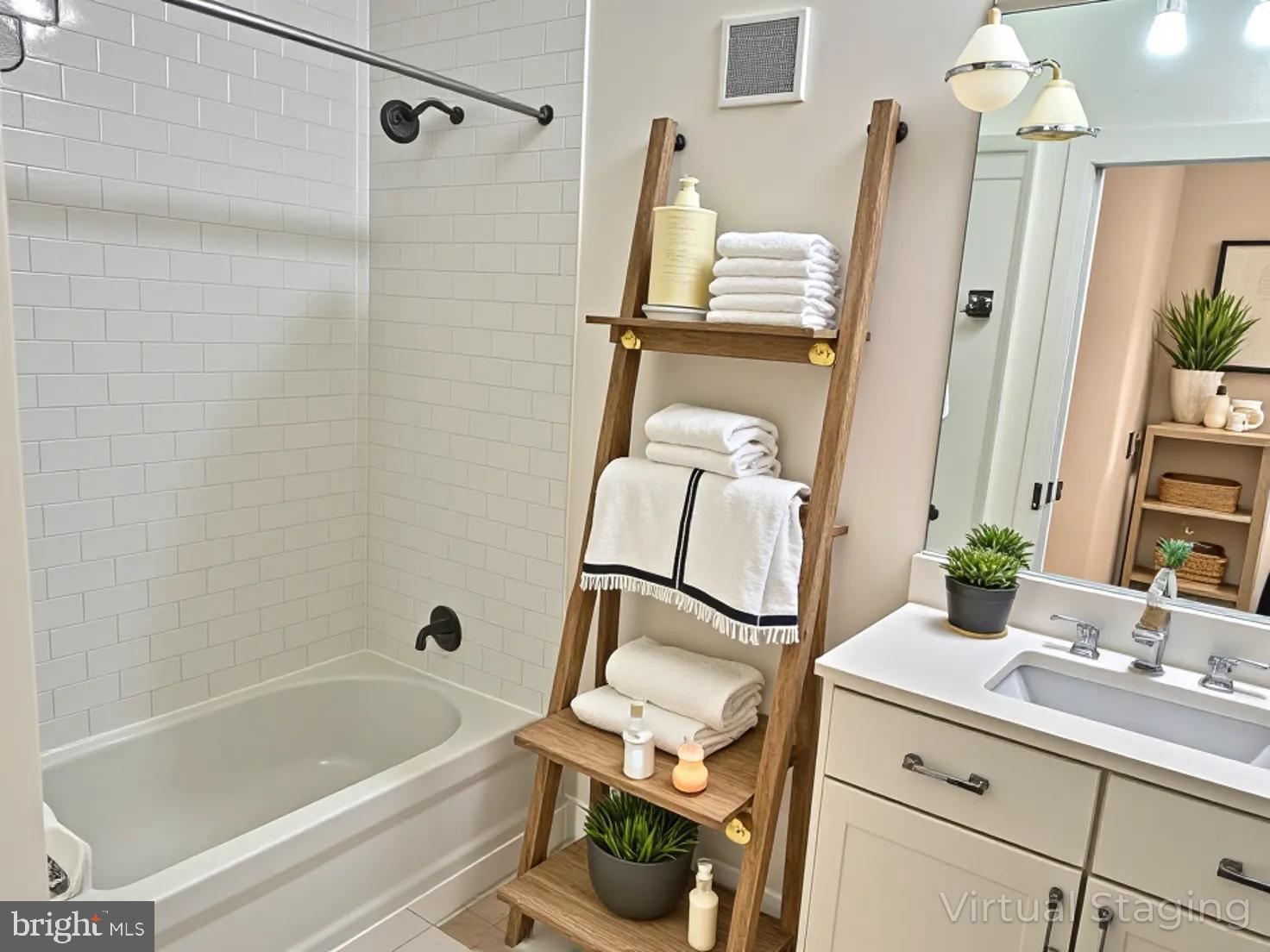 1412 Chapin Street Northwest, Unit 302 Washington, DC 20009 - Photo 8 of 20 2nd Bathroom connected to 2nd BR with door to LR