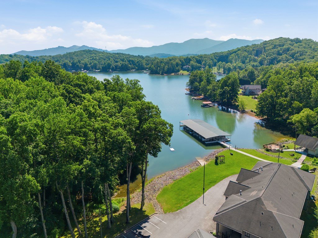 2143 Ridgecrest Circle, Unit 1 Hiawassee, GA 30546 - Photo 5 of 53 a view of a lake with a mountain in the background