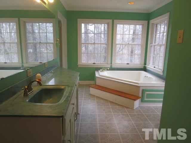 1307 Burlington Road Roxboro, NC 27573 - Photo 8 of 14 a bathroom with a bathtub and a sink