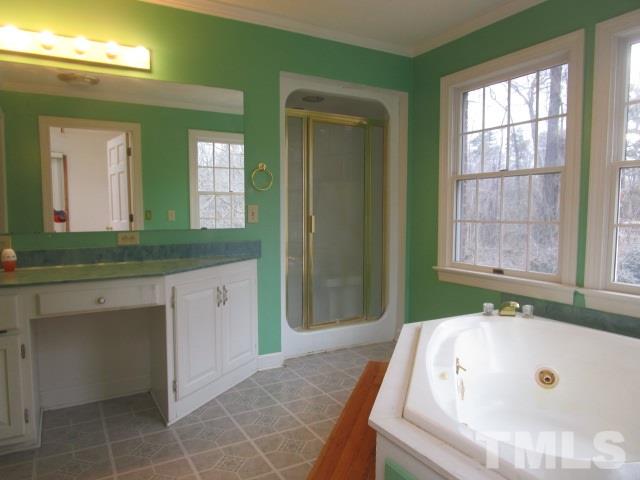 1307 Burlington Road Roxboro, NC 27573 - Photo 9 of 14 a bathroom with a bathtub and a sink