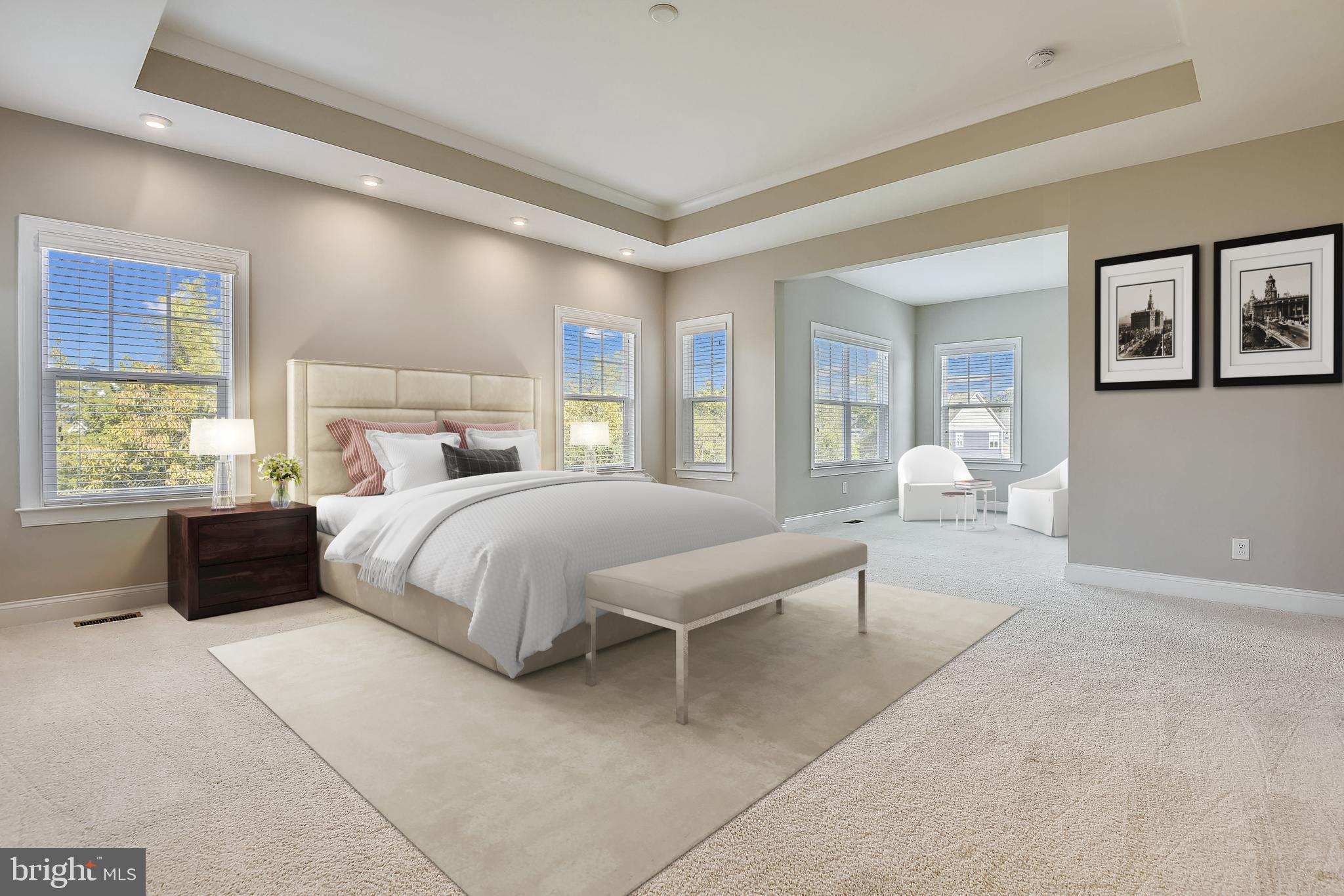 40789 Foxtail Fields Drive Aldie, VA 20105 - Photo 20 of 63 Staged master bedroom