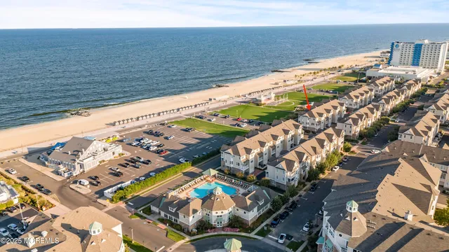 a view of an ocean from a balcony