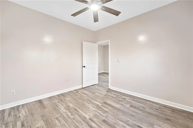 wooden floor in an empty room