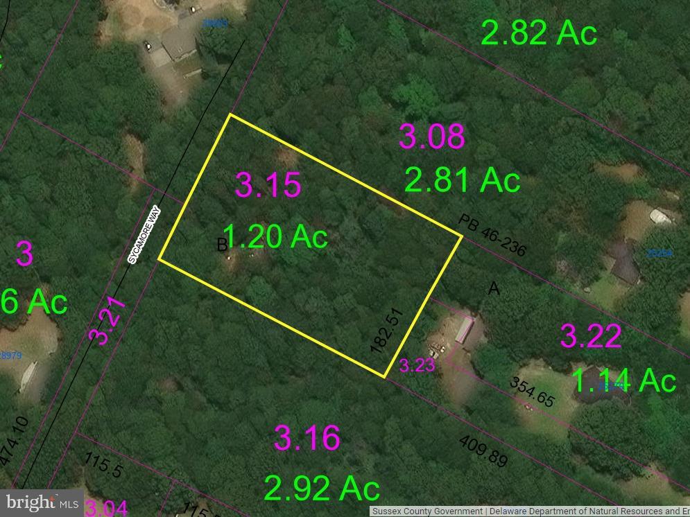 Tbd Townsend Road Millsboro, DE 19966 - Photo 4 of 6 Tax map aerial view