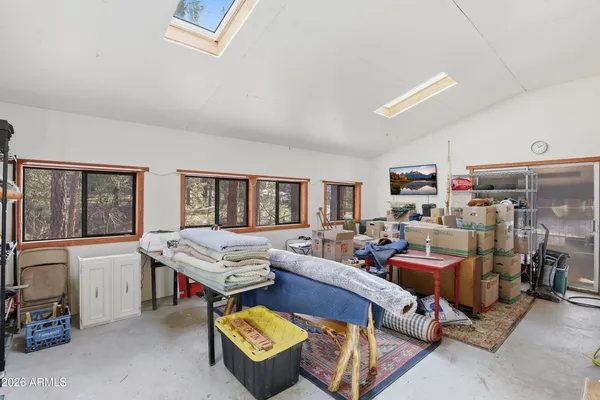 a view of storage and utility room