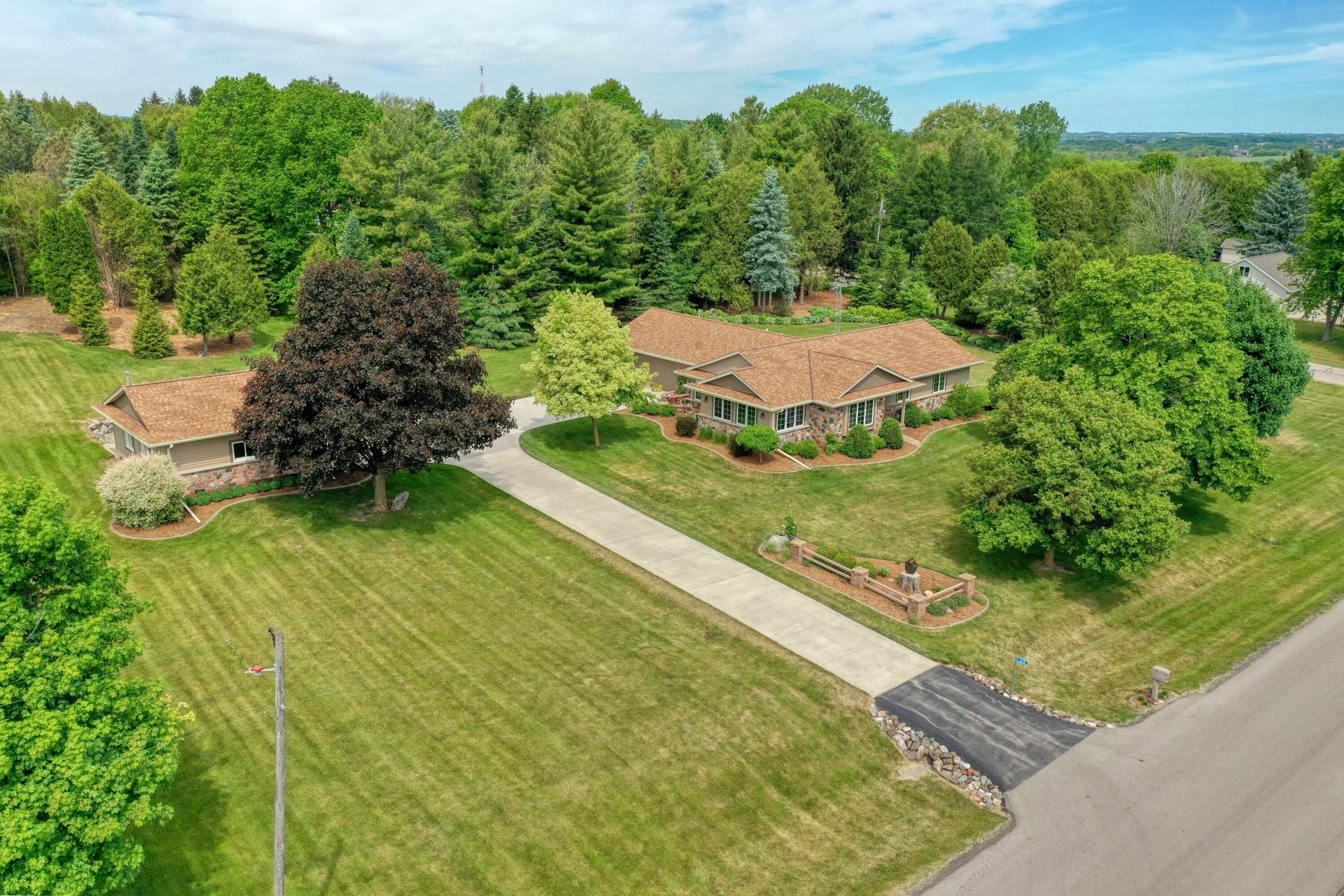 6715 Alpine Drive Addison, WI 53090 - Photo 42 of 59 Mature Trees!