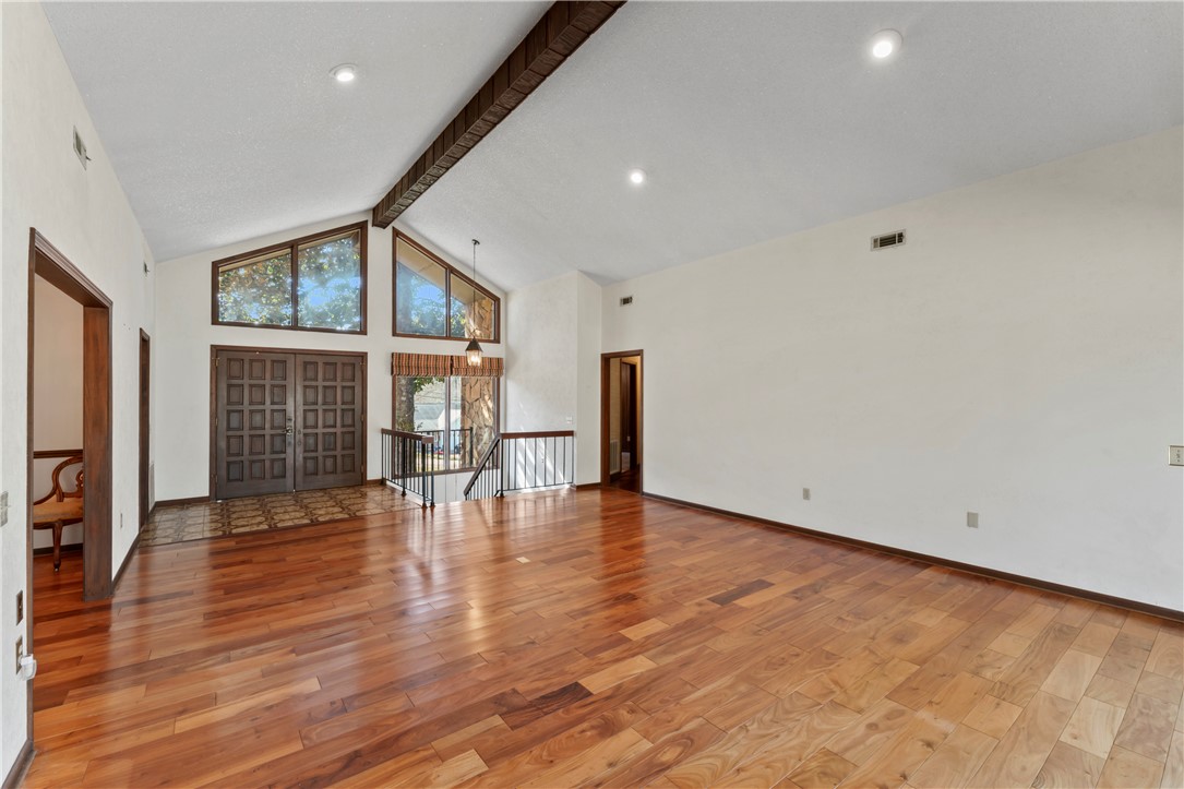 501 Westminster Drive Pendleton, SC 29670 - Photo 33 of 50 Main Entry and Living Room with open Stairwell to Recreation Room and Lower Level