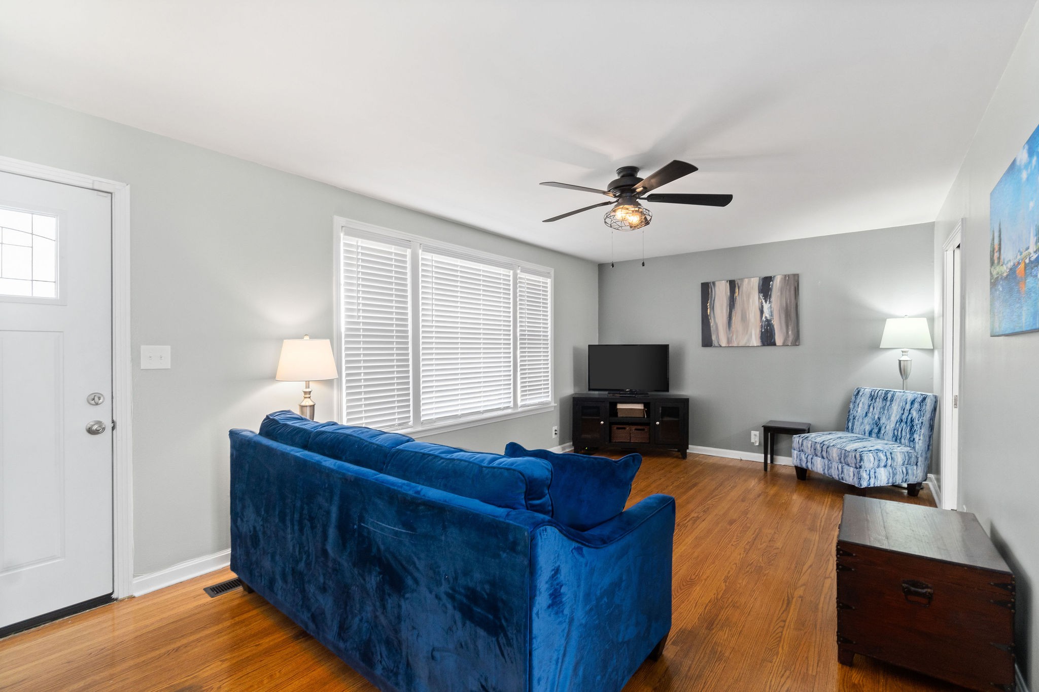 2084 Landon Road Clarksville, TN 37043 - Photo 6 of 24 a living room with furniture and a flat screen tv