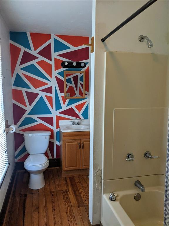 124 Chartiers Road Jefferson, PA 15344 - Photo 18 of 22 a bathroom with a toilet and a sink