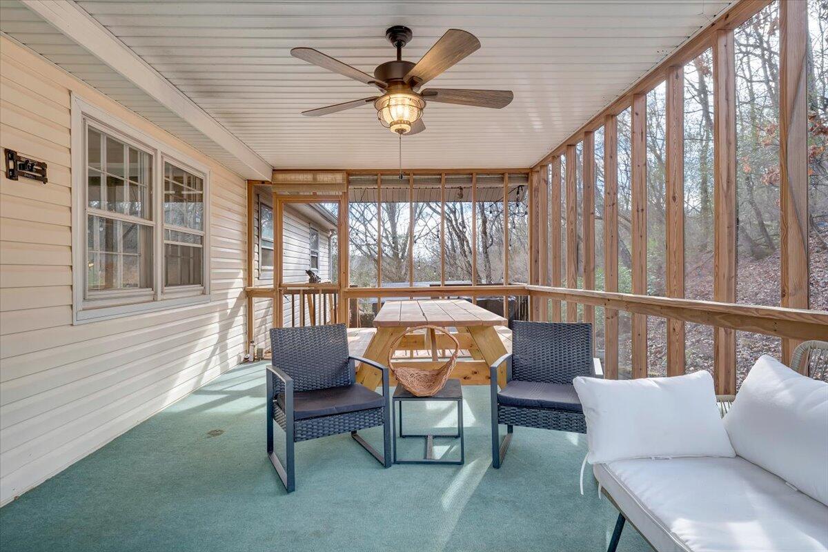 609 Lakeshore Terrace Road Hardy, VA 24101 - Photo 30 of 44 a living room with furniture and a large window