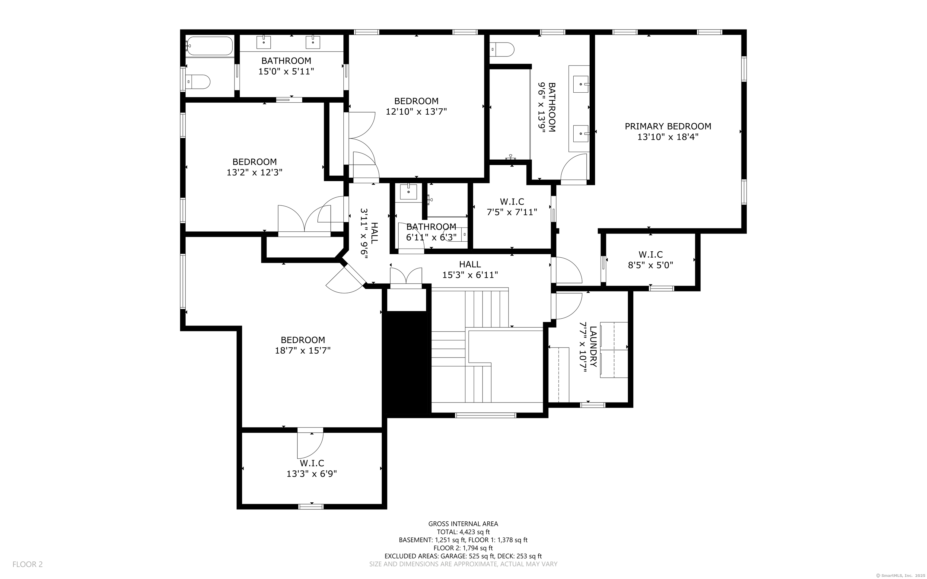 6 Walnut Ridge Court Stamford, CT 06905 - Photo 34 of 35 a picture of a floor plan