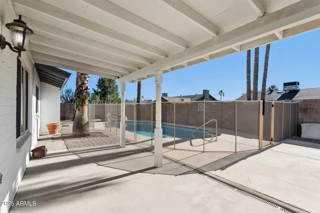 a outdoor space with lots of potted plants