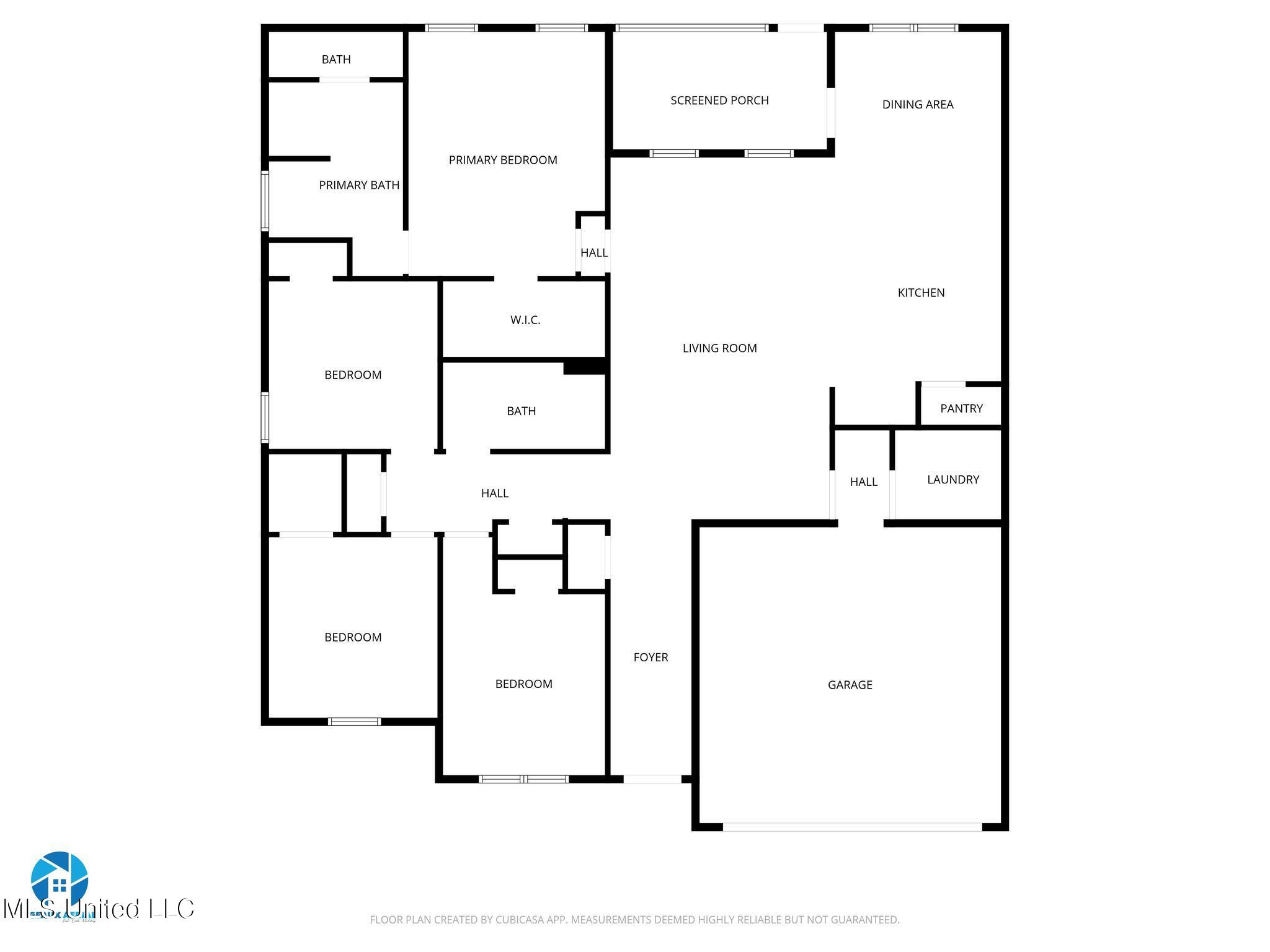 1021 Enclave Circle Long Beach, MS 39560 - Photo 26 of 26 Floor Plan