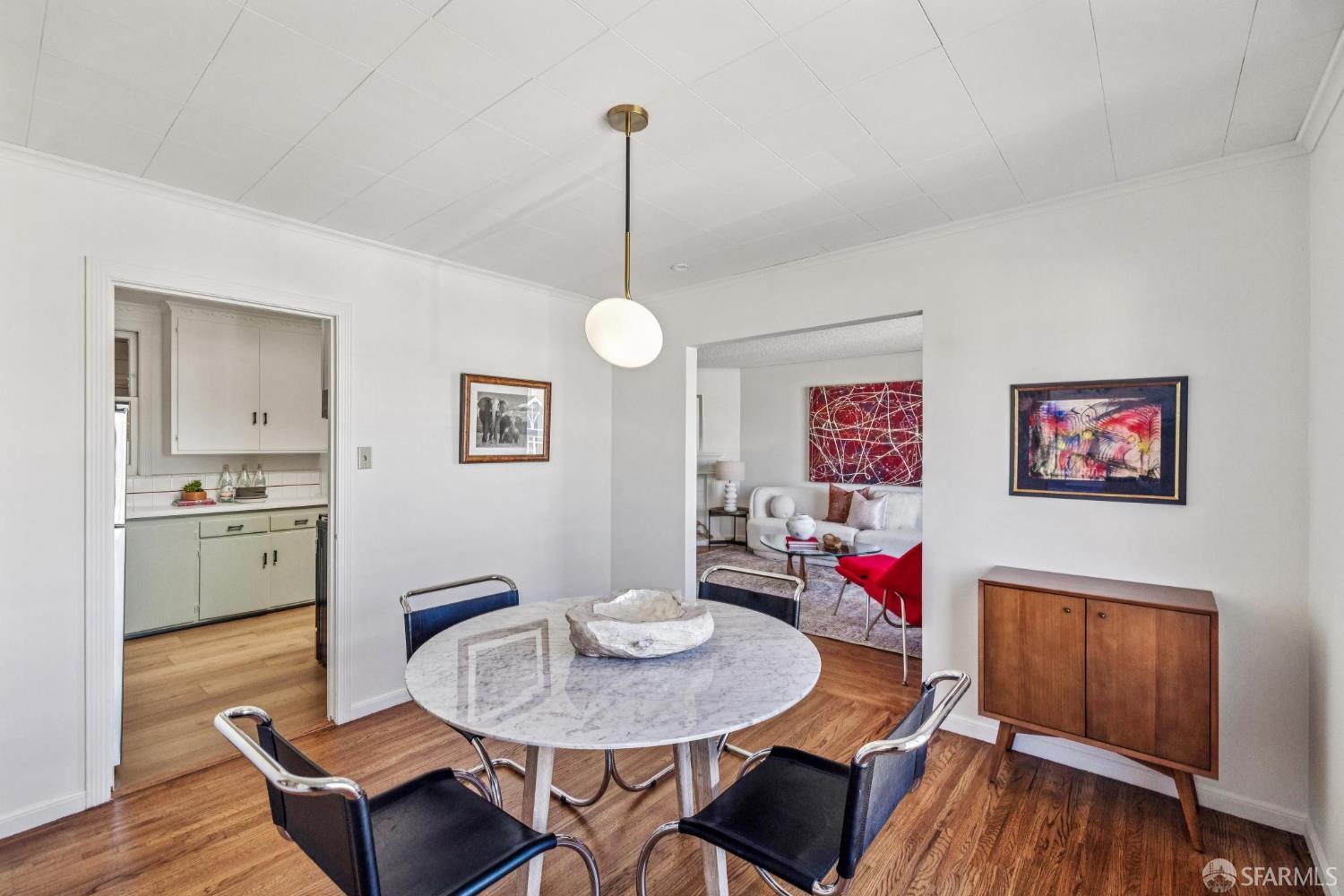 2015-2017 Judah Street San Francisco, CA 94122 - Photo 38 of 58 a living room with furniture and a wooden floor