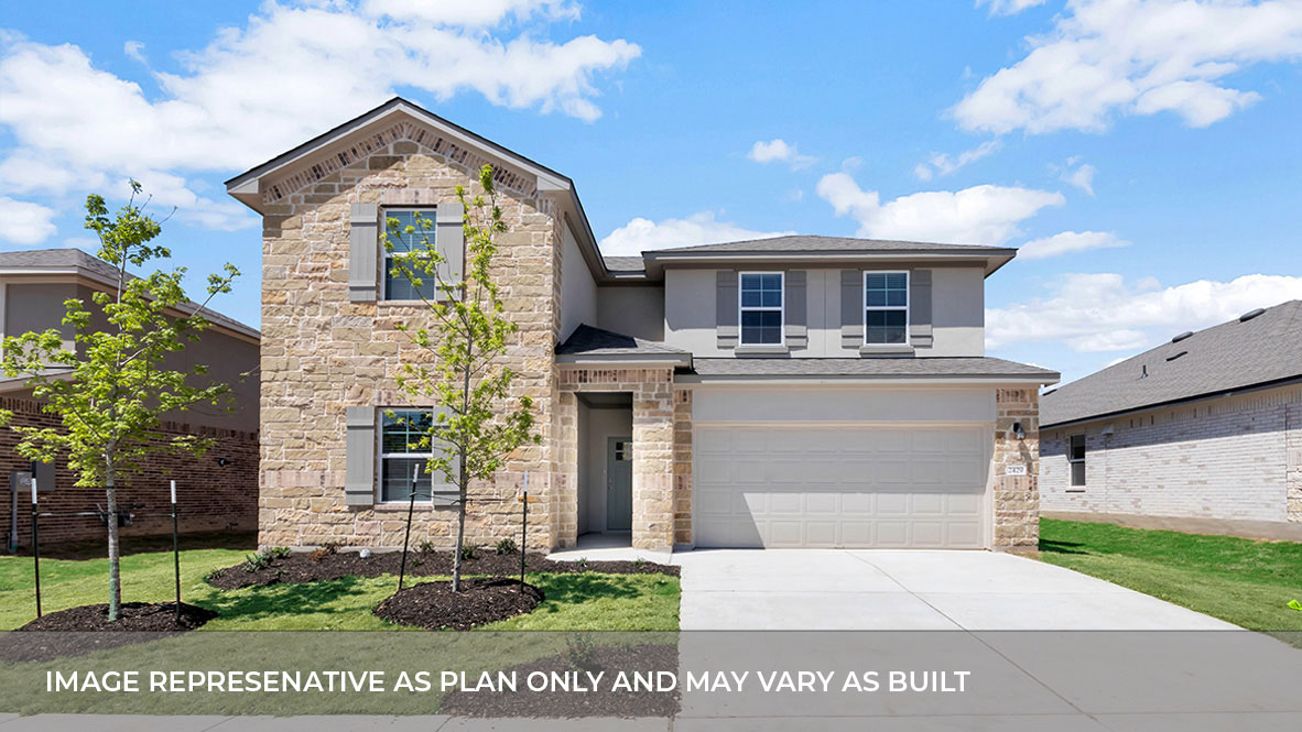 2564 Whittler Road Leander, TX 78641 - Photo 1 of 35 a front view of a house with a garden