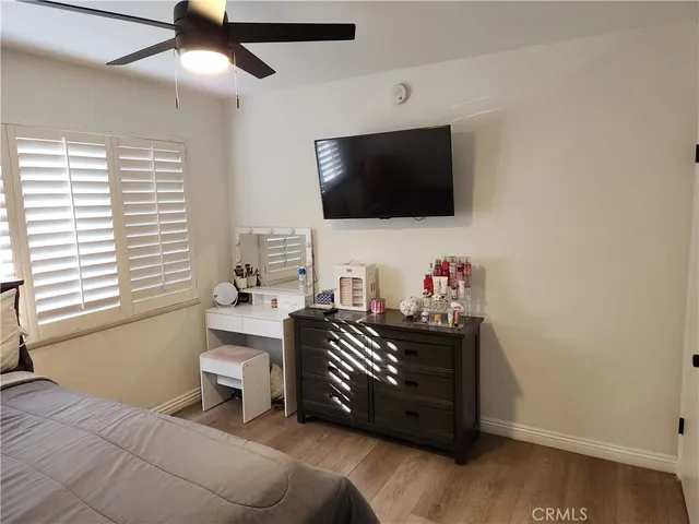 a view of a balcony with yard