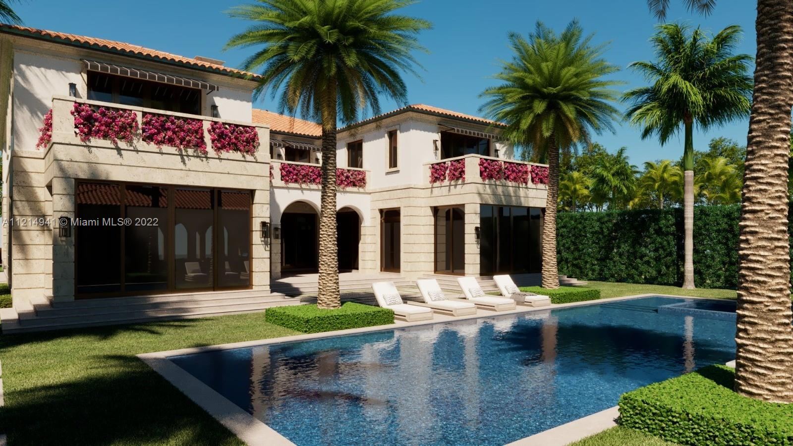 4525 Pine Tree Drive Miami Beach, FL 33140 - Photo 6 of 19 a view of a house with swimming pool and sitting area