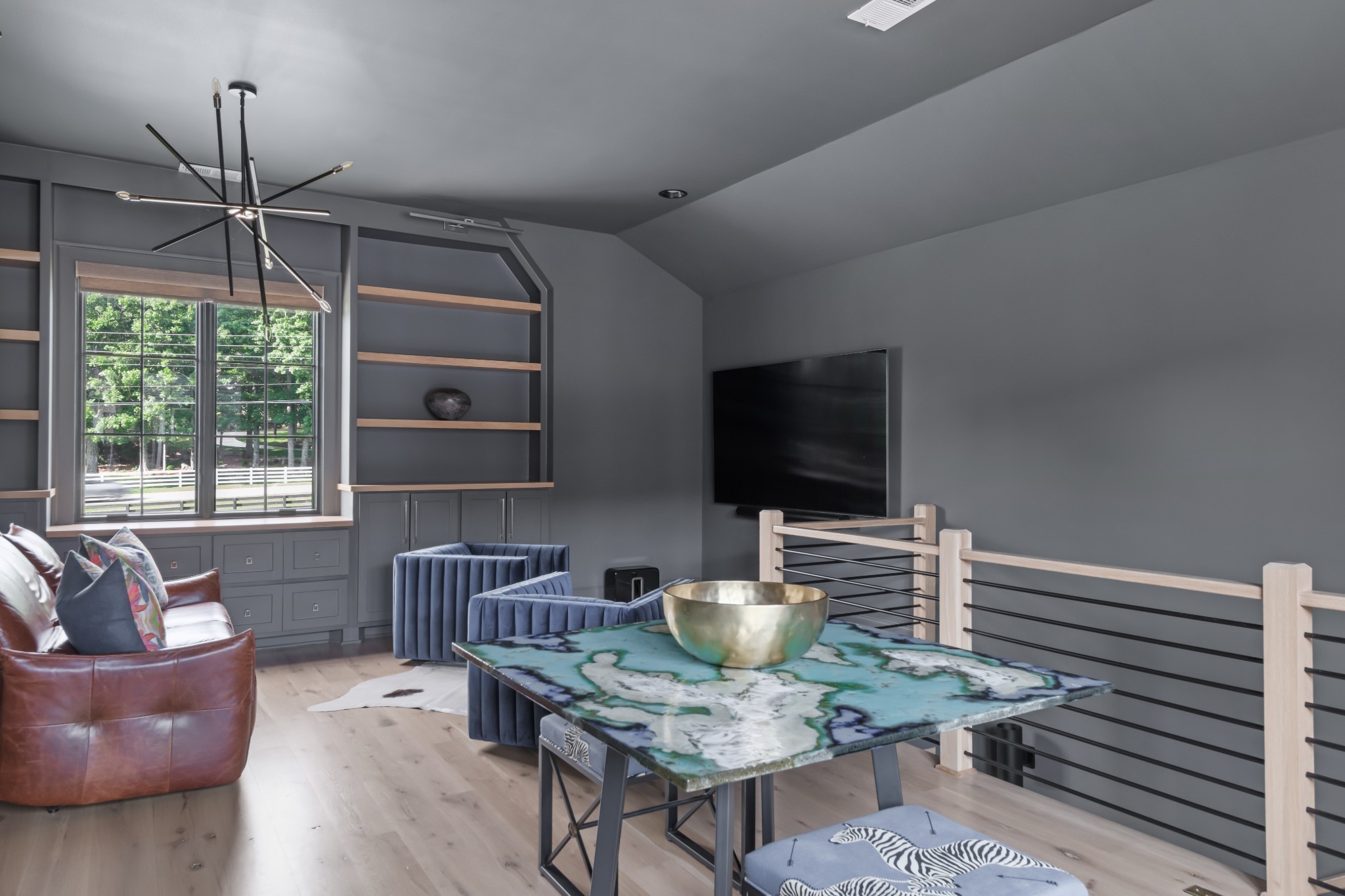 1561 Sunset Road Brentwood, TN 37027 - Photo 52 of 67 a living room with furniture and a flat screen tv