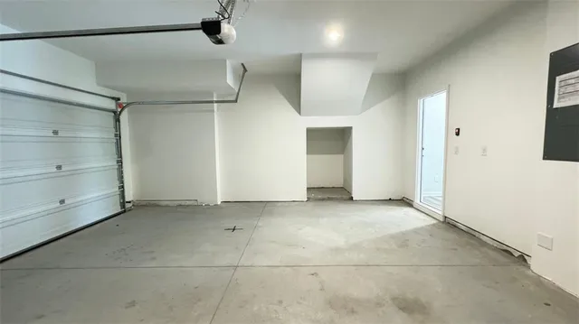 a view of a yard and deck