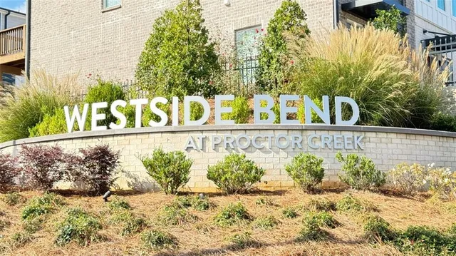 a front view of a multi story building