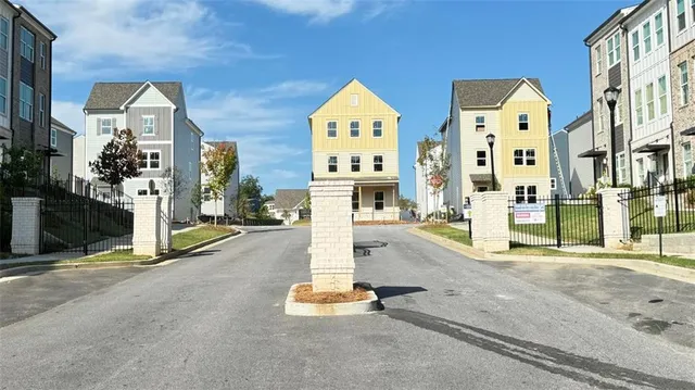 a view of a house with entertaining space