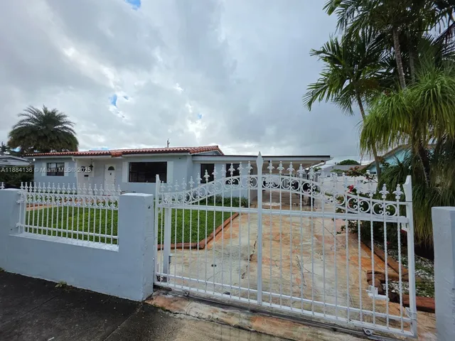 a view of a house with a patio