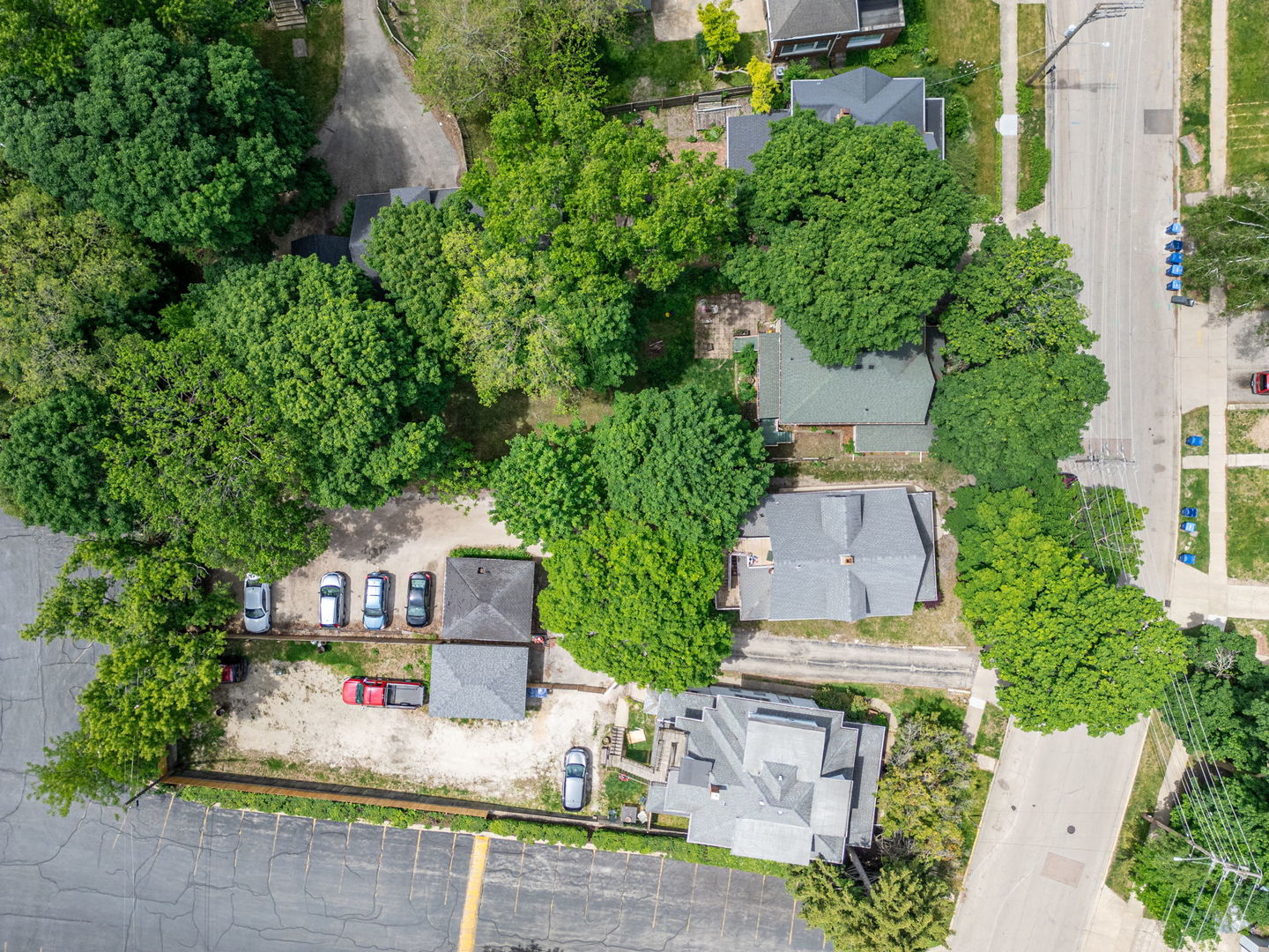 226 West Locust Street DeKalb, IL 60115 - Photo 6 of 40 an aerial view of a house with outdoor space