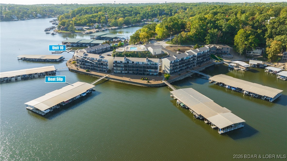5499 3 Seasons Road, Unit C10 Osage Beach, MO 65065 - Photo 12 of 25 Boat slip is visible from the condo