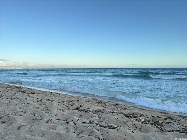 a view of an ocean beach