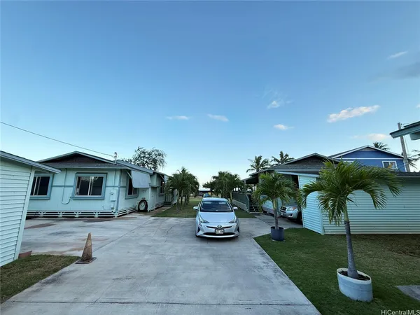 a car parked in front of house