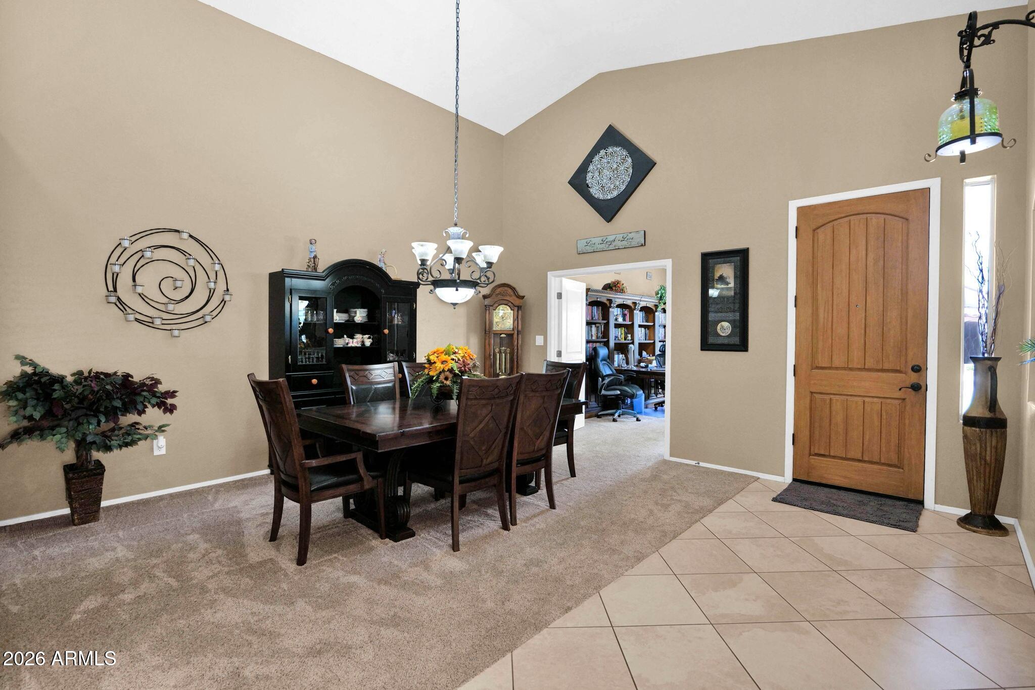 9850 Cotton Road Florence, AZ 85132 - Photo 5 of 47 9850 Cotton - 06Dining Room and Entry