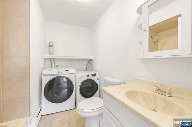a bathroom with a sink and a toilet