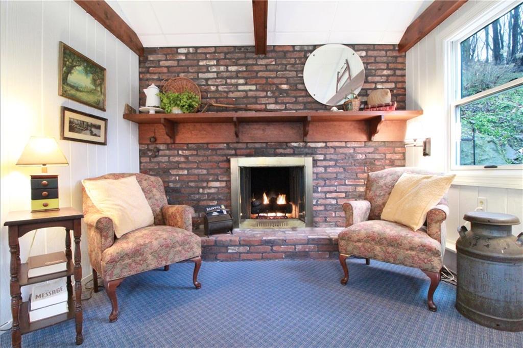 137 Union Church Road Mars, PA 16046 - Photo 7 of 24 a living room with furniture a window and a fireplace