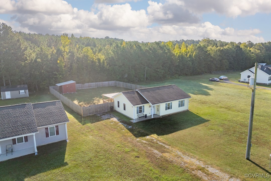 96 Horseshoe Road Jarratt, VA 23867 - Photo 3 of 36 Drone / aerial view