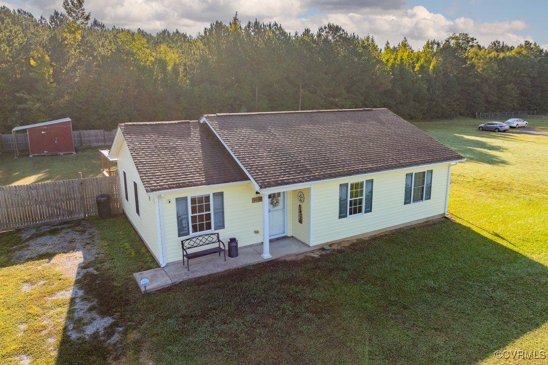 96 Horseshoe Road Jarratt, VA 23867 - Photo 35 of 36 View of front of home featuring a front yard, a st