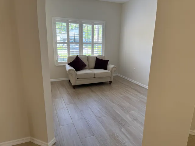 wooden floor in an empty room