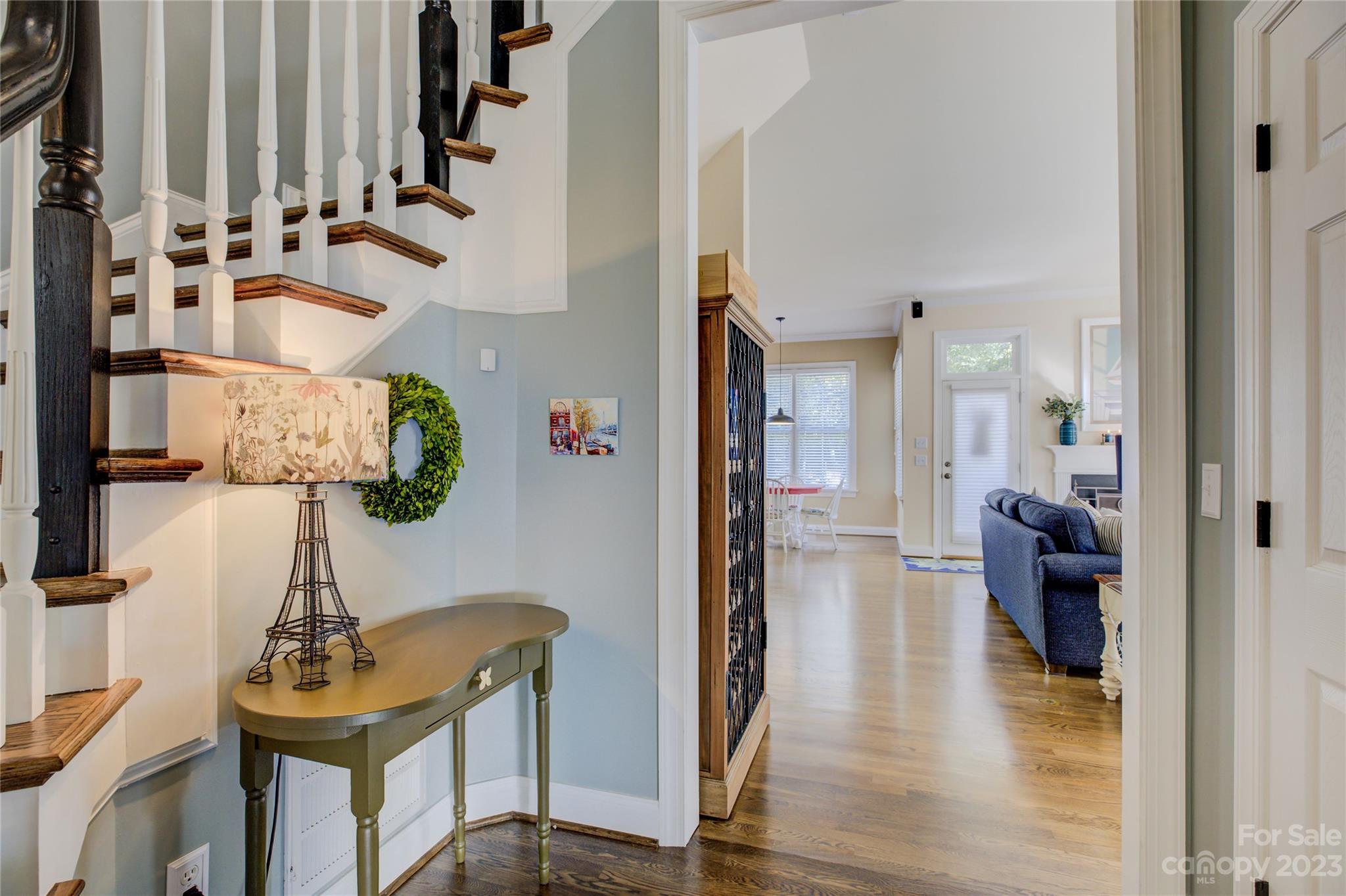 7124 Michael Scott Crossing Fort Mill, SC 29708 - Photo 17 of 48 a view of entryway and hall with wooden floor