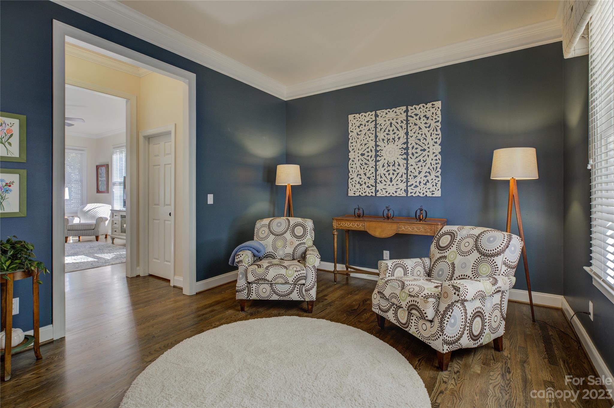 7124 Michael Scott Crossing Fort Mill, SC 29708 - Photo 8 of 48 a living room with furniture and wooden floor