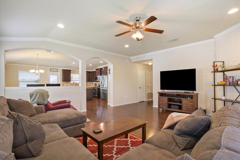 5308 Tama Drive Waco, TX 76708 - Photo 7 of 29 a living room with furniture and a flat screen tv
