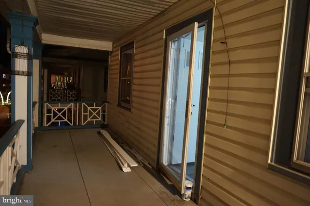 a view of front door