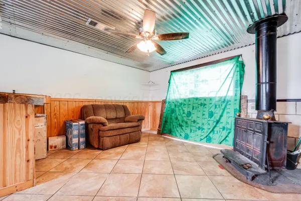 a outdoor living space with couch