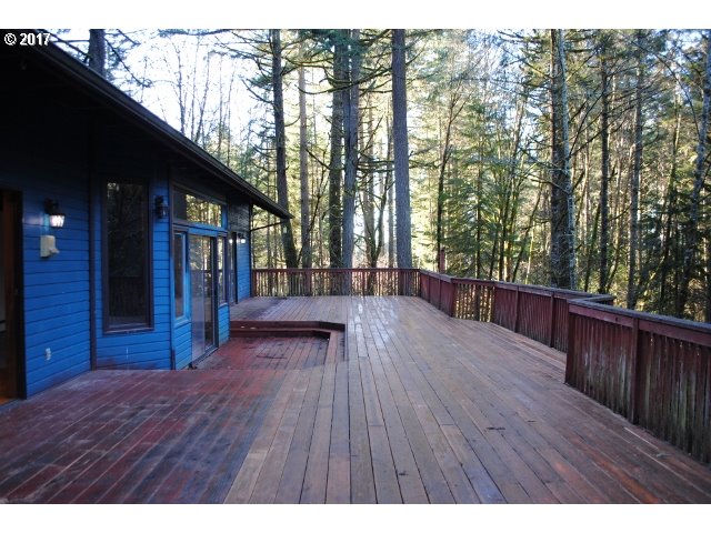 40181 Booth Kelly Road Springfield, OR 97478 - Photo 13 of 17 a view of outdoor space and deck with wooden floor