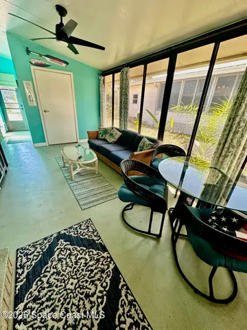 a view of a house with a patio