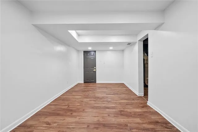 a view of empty room