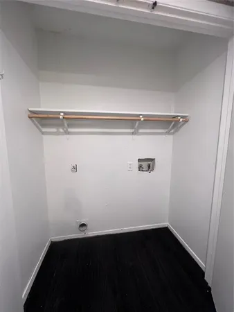 a close view of closet